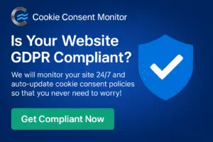 Ad for Cookie Consent Monitor