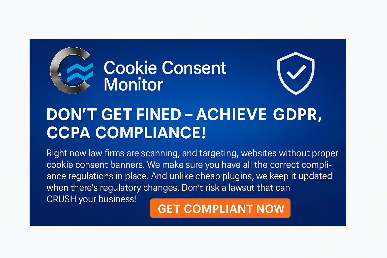 Cookie Consent Monitor Ad